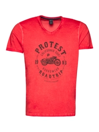 T-Shirt Protest Men Lew Poppy Red