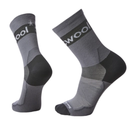 Fietssok Smartwool Unisex Bike Zero Cushion Stripe Crew Socks Graphite