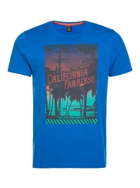 T-Shirt Protest Men Cadwell Medium Blue