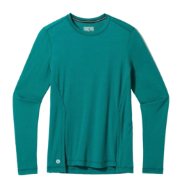 T-shirt Manches Longues Smartwool Women Active Long Sleeve Crew Emerald Green