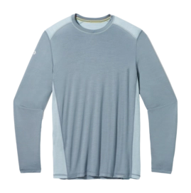 Langarmshirt Smartwool Active Long Sleeve Tech Tee Herren Pewter Blue