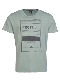 T-Shirt Protest Mens Drevil Aqua Grey