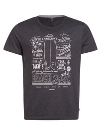 T-Shirt Protest Men Marty True Black