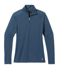 Maillot de orps Smartwool Femme Classic All-Season Merino Base Layer 1/4 Zip Boxed Twilight Blue