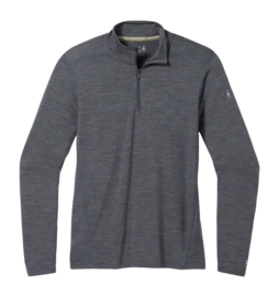 Maillot de Corps Smartwool Men Classic All-Season Merino Base Layer 1/4 Zip Boxed Iron Heather