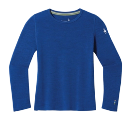Ondershirt Smartwool Kids Classic Thermal Merino Base Layer Crew Boxed Blueberry Hill Heather