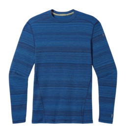 Maillot de Corps Smartwool Men Classic Thermal Merino Base Layer Crew Boxed Deep Navy Color Shift