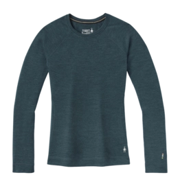 Ondershirt Smartwool Women Classic Thermal Merino Base Layer Crew Boxed Twilight Blue Heather