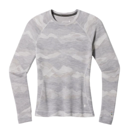 Maillot de Corps Smartwool Women Classic Thermal Merino Base Layer Crew Boxed Light Gray Mountain S