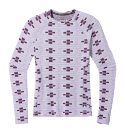 Ondershirt Smartwool Women Classic Thermal Merino Base Layer Crew Boxed Violet Flirt With Me