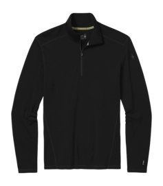 Undershirt Smartwool Men's Classic Thermal Merino Base Layer 1/4 Zip Boxed Black