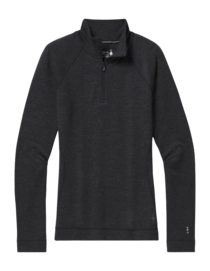 Maillot de Corps Smartwool Women Classic Thermal Merino Base Layer 1/4 Zip Boxed Charcoal Heather