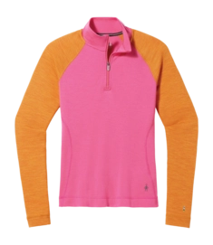Maillot de Corps Smartwool Women Classic Thermal Merino Base Layer 1/4 Zip Boxed Power Pink