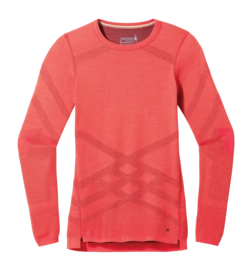 Base Layer Smartwool Women Intraknit Thermal Merino Base Layer Crew Scarlet-Black Cherry