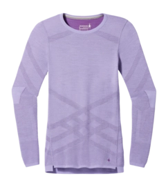 Base Layer Smartwool Women Intraknit Thermal Merino Base Layer Crew Violet-Purple Iris