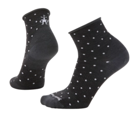 Socken Smartwool Everyday Classic Dot Ankle Socks Damen Charcoal