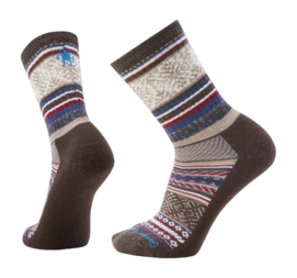 Chaussettes Smartwool Unisexe Everyday Fair Isle Sweater Crew Socks Chestnut