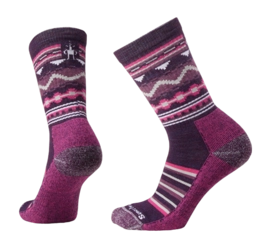 Sok Smartwool Unisex Everyday Hudson Trail Crew Socks Purple Iris