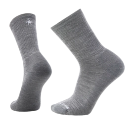 Sok Smartwool Unisex Everyday Solid Rib Crew Socks Medium Gray