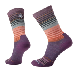 Socks Smartwool Unisex Everyday Stitch Stripe Crew Purple Iris
