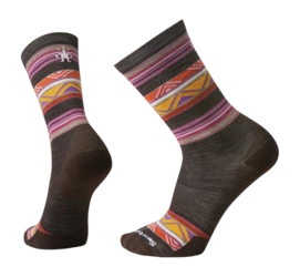 Chaussettes Smartwool Unisexe Everyday Zig Zag Valley Crew Chestnut