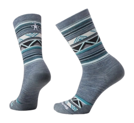 Chaussettes Smartwool Unisexe Everyday Zig Zag Valley Crew Pewter Blue