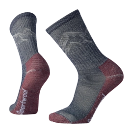 Sok Smartwool Unisex Hike Classic Edition Light Cushion Mountain Pattern Crew Socks Deep Navy