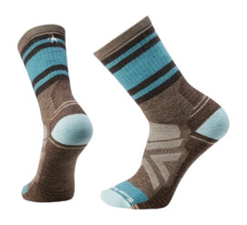 Chaussettes Smartwool Unisexe Hike Full Cushion Lolo Trail Crew Socks Military Olive-Fossil