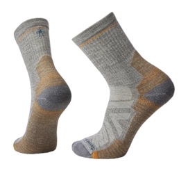 Socken Smartwool Hike Light Cushion Mid Crew Socks Unisex Taupe-Natural Marl