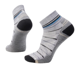 Socken Smartwool Hike Light Cushion Pattern Ankle Socks Unisex Light Gray