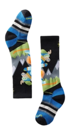 Chaussettes Smartwool Enfant Wintersport Full Cushion Mountain Moose Pattern OTC Socks Black