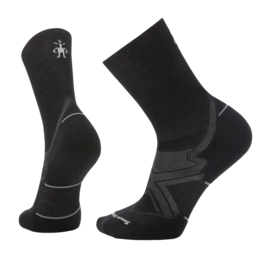 Socks Smartwool Unisex Run Cold Weather Targeted Cushion Crew Socks Black