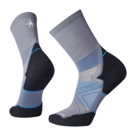 Chaussettes Smartwool Unisexe Run Targeted Cushion Mid Crew Graphite