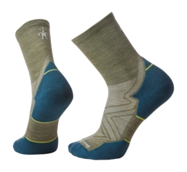 Chaussettes Unisexe Smartwool Run Targeted Cushion Mid Crew Winter Moss