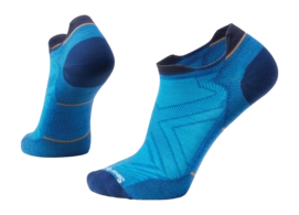 Chaussettes Smartwool Unisexe Run Zero Cushion Low Ankle Laguna Blue