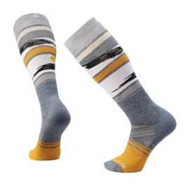 Chaussettes Smartwool Unisexe Ski Full Cushion Midnight Ski Pattern OTC Pewter Blue