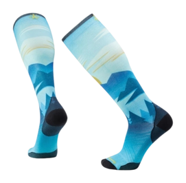 Chaussettes Smartwool Unisexe Ski Zero Coussin Chasing Mountains Print OTC Socks Capri