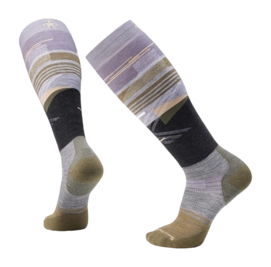 Socks Smartwool Unisex Snowboard Targeted Cushion Broken Lines Pattern OTC Graphite