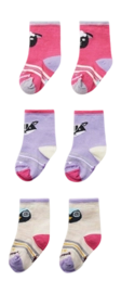 Socks Smartwool Kids Toddler Trio Socks Power Pink