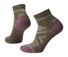 Chaussettes Smartwool Femme Hike Light Cushion Ankle Socks Military Olive