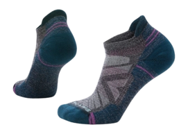 Sok Smartwool Women Hike Light Cushion Low Ankle Socks Charcoal-Light Gray