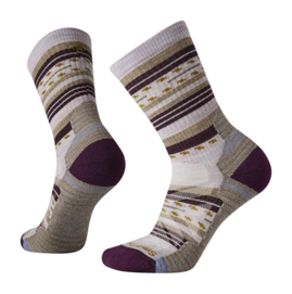 Chaussettes Smartwool Femme Hike Light Cushion Margarita Crew Purple Eclipse