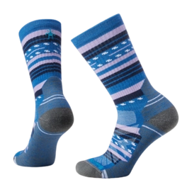 Chaussettes Smartwool Femme Hike Light Cushion Margarita Crew Laguna Blue