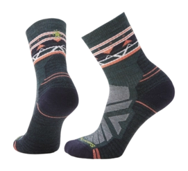 Chaussettes Smartwool Femme Hike Light Cushion Zig Zag Valley Mid Crew Socks Twilight Blue
