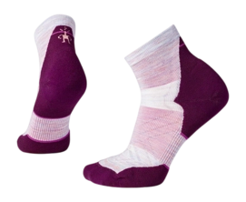 Socks Smartwool Women Run Targeted Cushion Ankle Socks Purple Eclipse