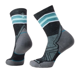 Laufsocken Smartwool Run Targeted Cushion Mid Crew Socks Damen Black