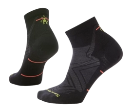 Socken Smartwool Run Zero Cushion Ankle Socks Damen Black