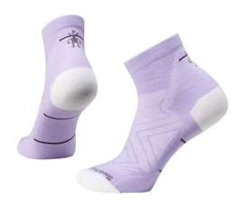 Socken Smartwool Run Zero Cushion Ankle Socks Damen Ultra Violett