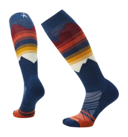 Socken Smartwool Ski Targeted Cushion Pattern OTC Socks Damen Alpine Blue