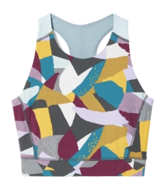 Sport BH Smartwool Women Active Crop Bra?Twilight Blue Mosaic